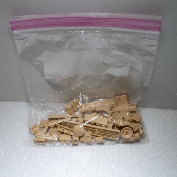 Beige Tan Lego Bulk Pieces 50+ Lot Bricks Plates Specialty Parts Build Random X - Picture 4 of 4